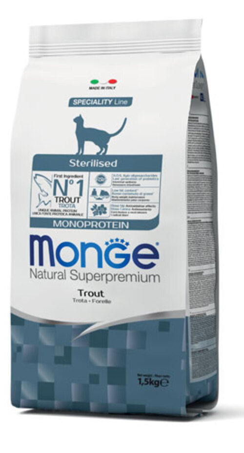 MONGE CAT STERILIZED TROTA 1.5