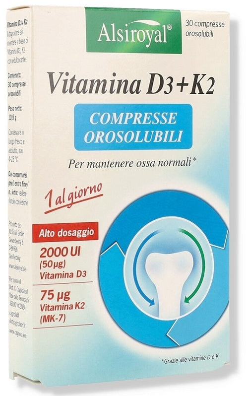 VITAMINA D3(2000U.I.)+K2 30CPR