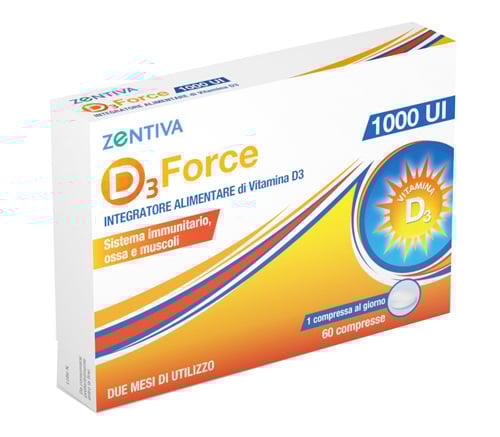 ZENTIVA D3 FORCE 1000UI 60CPR