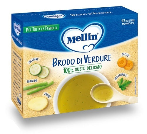MELLIN BRODO DI VERDURE 10X8G