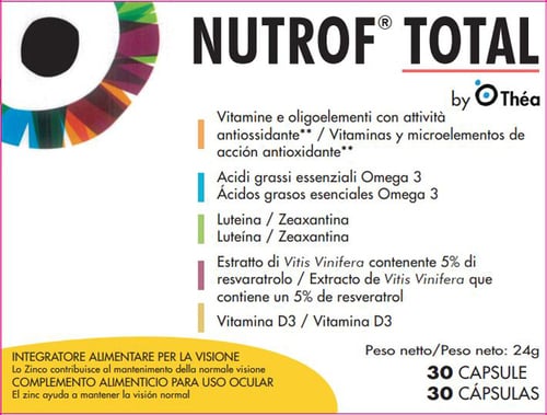 NUTROF TOTAL 30CPS