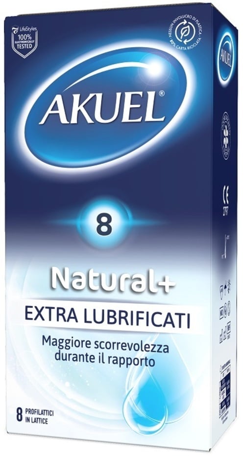 AKUEL NATURAL+ EXTRALUBR 8PZ