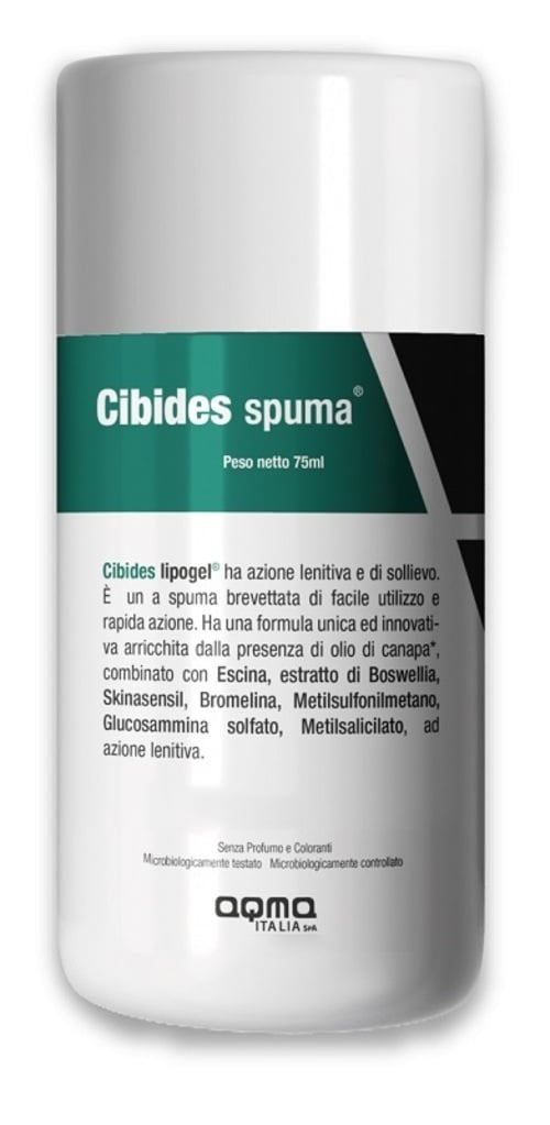 CIBIDES SPUMA 75ML AQMA ITALIA