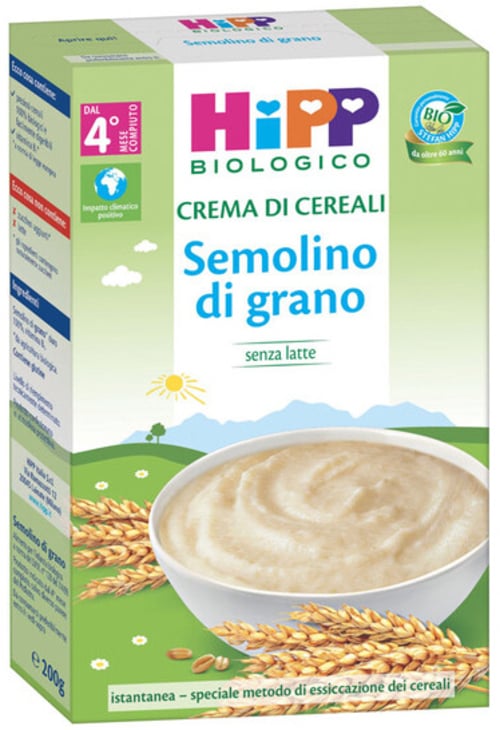 HIPP BIO CREMA CEREALI SEMOLIN
