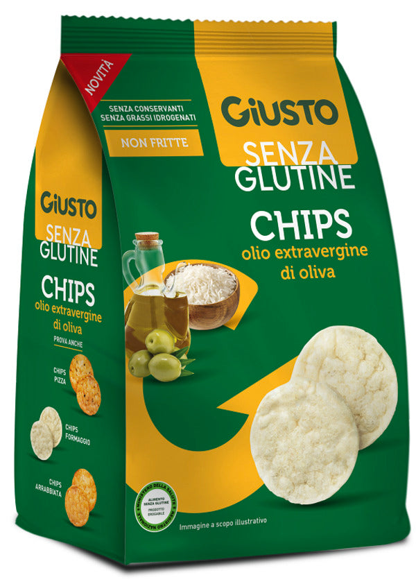 GIUSTO S/G CHIPS OLIO EVO 40G