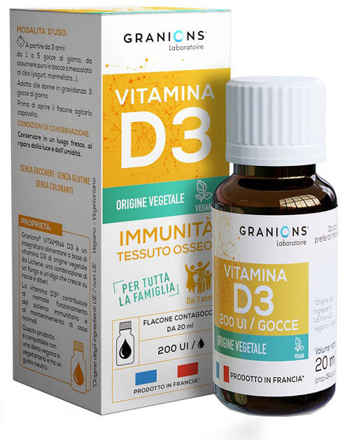 GRANIONS VITAMINA D3 GOCCE20ML
