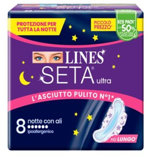 LINES SETA ULTRA NOTTE 8PZ