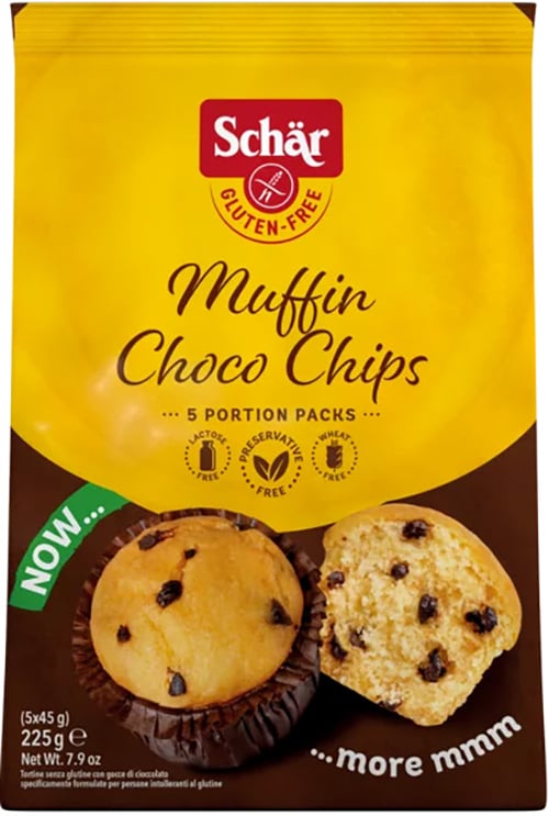 SCHAR MUFFIN CHOCO CHIP 225G