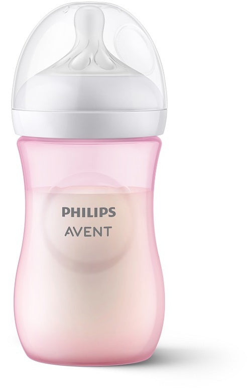 AVENT BIB NAT 3,0 ROSA 260ML