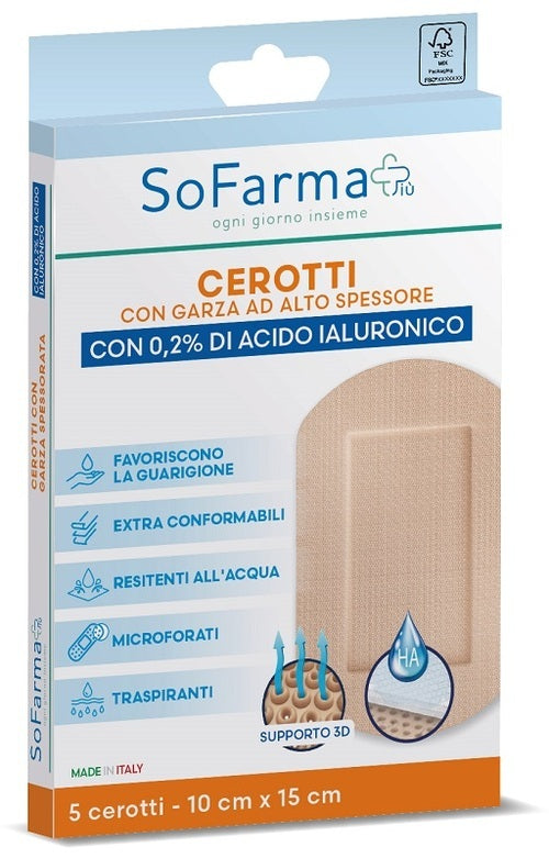 CEROTTO CICATRIZ 10X15 5P SF+