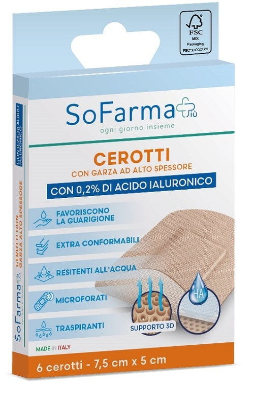 CEROTTO CICATRAZ 7,5X5 6PZ SF+