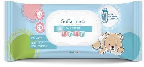 SALVIETTINE TALCO BABY 72PZ SF+
