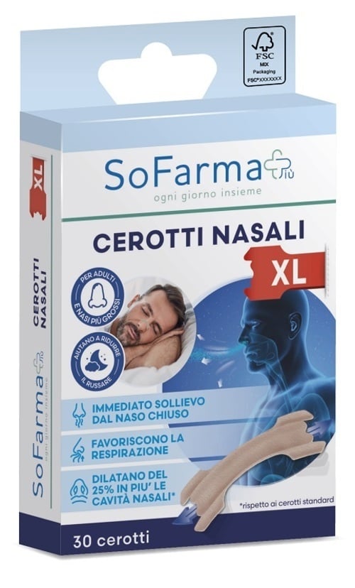 CEROTTO NASALE XL 30PZ SF+