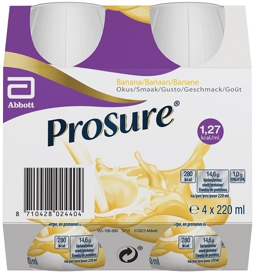 PROSURE BANANA 4BOTT 220ML