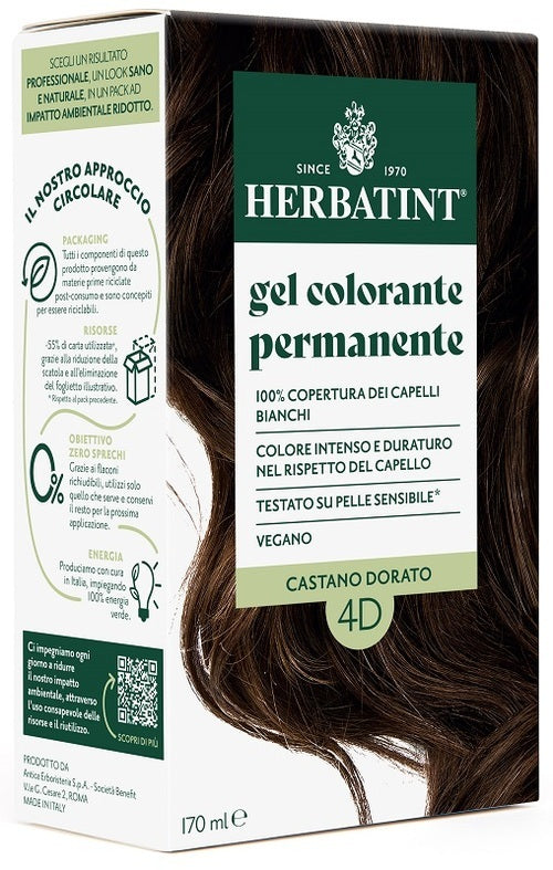 HERBATINT 4D CASTANO DOR 170ML